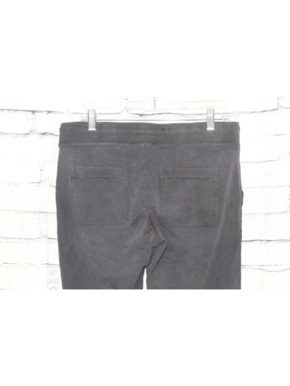 LL Bean Ultrasoft Straight Leg French Terry Sweatpants Black Size S Pet